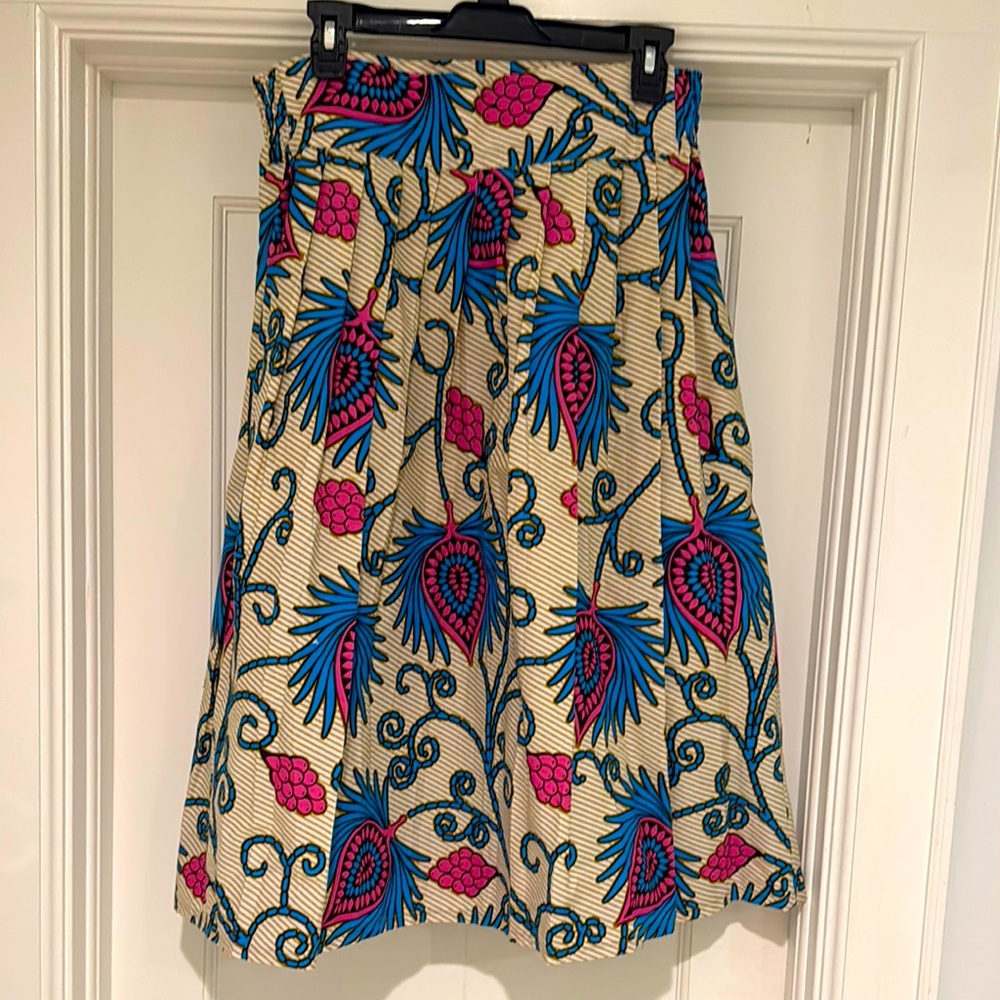 Floral A-line skirt